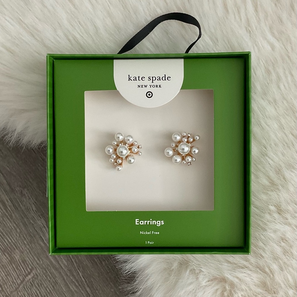 ♠️🤍 kate spade new york x Target Pearl Cluster Stud Earrings